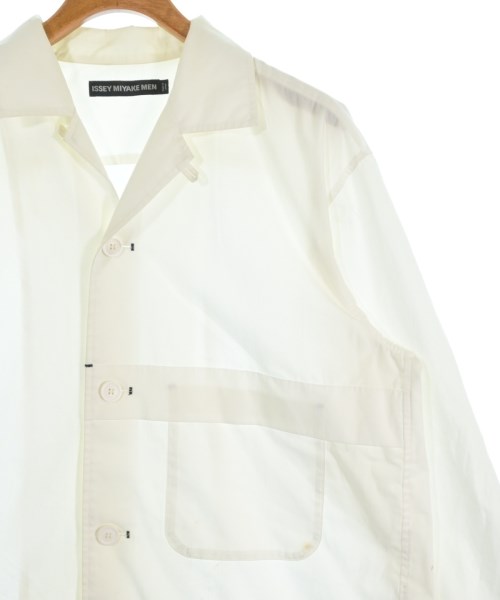 ISSEY MIYAKE MEN（イッセイ　ミヤケ　メン）カジュアルシャツ 白 サイズ:3(L位) メンズ/2200642894014