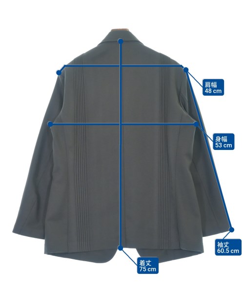 ISSEY MIYAKE MEN（イッセイ　ミヤケ　メン）テーラードジャケット グレー サイズ:2(M位) メンズ/2200620395472