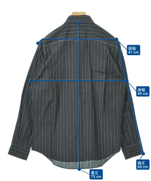 ISSEY MIYAKE MEN（イッセイ　ミヤケ　メン）カジュアルシャツ 黒 サイズ:1(S位) メンズ/2200611226129