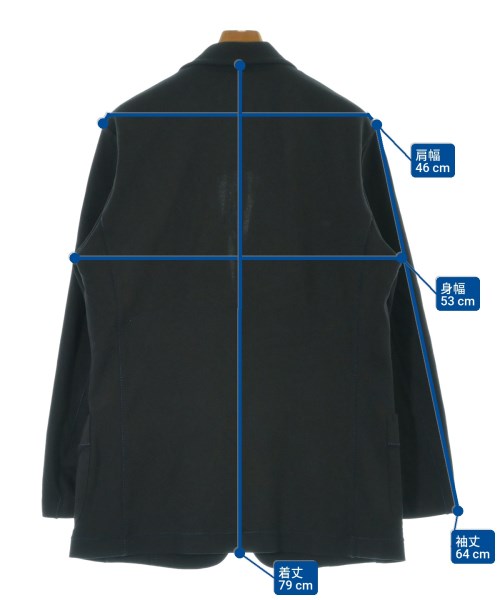 ISSEY MIYAKE MEN（イッセイ　ミヤケ　メン）カジュアルジャケット 黒 サイズ:4(XL位) メンズ/2200672732119