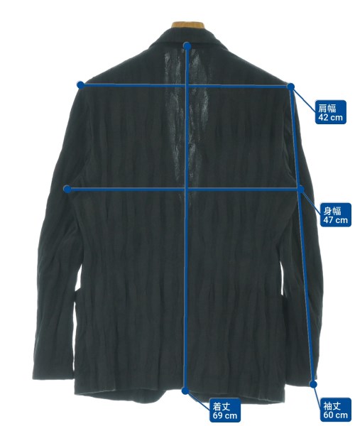 ISSEY MIYAKE MEN（イッセイ　ミヤケ　メン）ジャケット 黒 サイズ:1(S位) メンズ/2200672010019