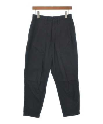 イッセイミヤケメン　サイドプリーツ黒 クロップドパンツ 2 イッセイミヤケメン サイドプリーツ黒 クロップドパンツ 2