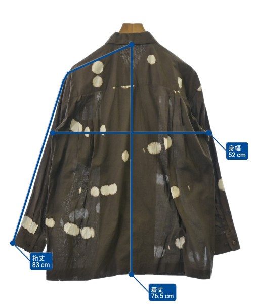 ISSEY MIYAKE MEN（イッセイ　ミヤケ　メン）カジュアルシャツ 茶 サイズ:M メンズ/2200656487127