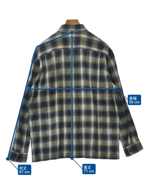 ISSEY MIYAKE MEN（イッセイ　ミヤケ　メン）カジュアルシャツ 青 サイズ:2(M位) メンズ/2200656487141