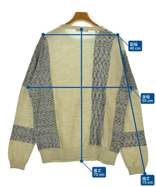 ISSEY MIYAKE MEN（イッセイ　ミヤケ　メン）ニット・セーター ベージュ サイズ:3(L位) メンズ/2200656487226