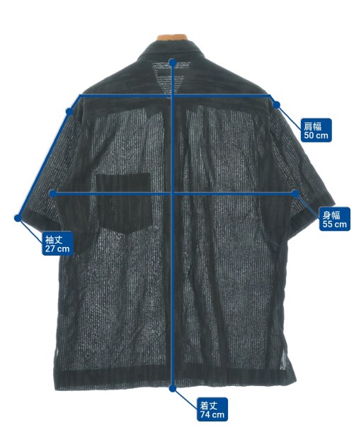 ISSEY MIYAKE MEN（イッセイ　ミヤケ　メン）カジュアルシャツ 黒 サイズ:2(M位) メンズ/2200657709068