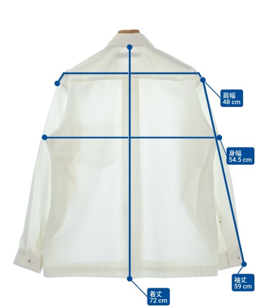ISSEY MIYAKE MEN（イッセイ　ミヤケ　メン）カジュアルシャツ 白 サイズ:2(M位) メンズ/2200657709075