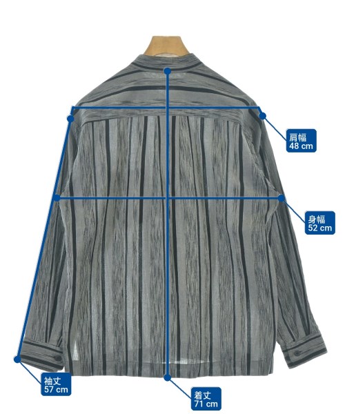 ISSEY MIYAKE MEN（イッセイ　ミヤケ　メン）カジュアルシャツ グレー サイズ:1(S位) メンズ/2200713548068