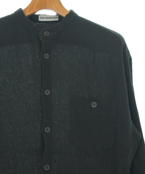 ISSEY MIYAKE MEN（イッセイ　ミヤケ　メン）カジュアルシャツ 黒 サイズ:L メンズ/2200718036058