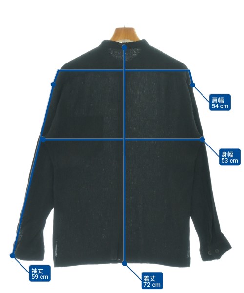ISSEY MIYAKE MEN（イッセイ　ミヤケ　メン）カジュアルシャツ 黒 サイズ:L メンズ/2200718036058