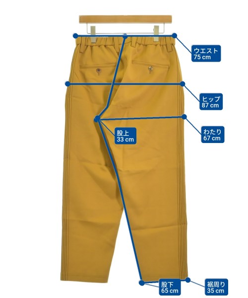 ISSEY MIYAKE MEN（イッセイ　ミヤケ　メン）スラックス 黄 サイズ:2(M位) メンズ/2200650771130