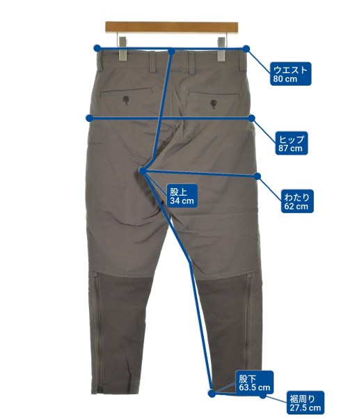 ISSEY MIYAKE MEN（イッセイ　ミヤケ　メン）スラックス グレー サイズ:1(S位) メンズ/2200650771154