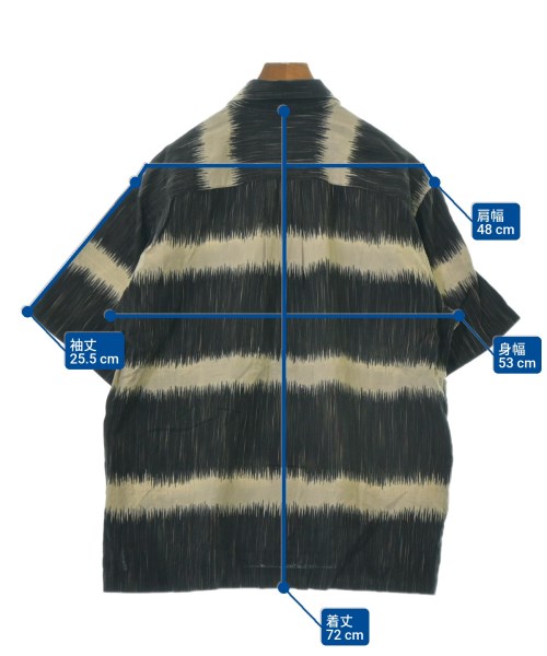 ISSEY MIYAKE MEN（イッセイ　ミヤケ　メン）カジュアルシャツ 黒 サイズ:3(L位) メンズ/2200651515023
