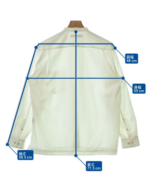 ISSEY MIYAKE MEN（イッセイ　ミヤケ　メン）カジュアルシャツ 白 サイズ:2(M位) メンズ/2200702625015