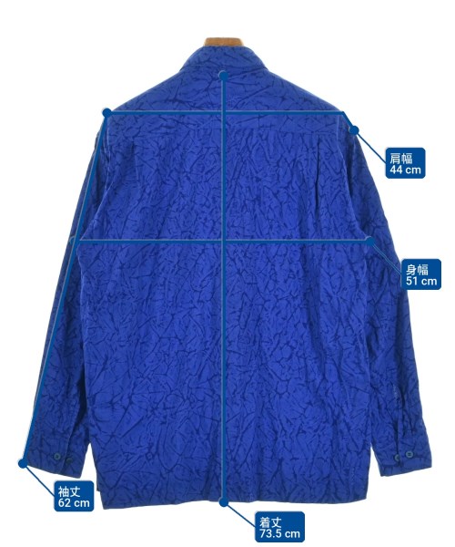 ISSEY MIYAKE MEN（イッセイ　ミヤケ　メン）カジュアルシャツ 青 サイズ:2(M位) メンズ/2200704364059