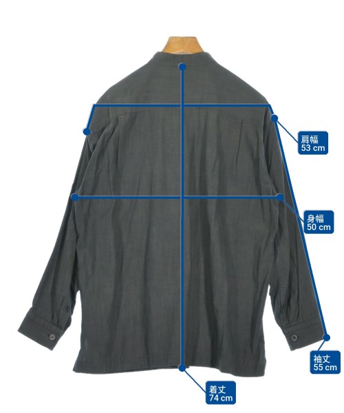 ISSEY MIYAKE MEN（イッセイ　ミヤケ　メン）カジュアルシャツ グレー サイズ:2(M位) メンズ/2200705742061