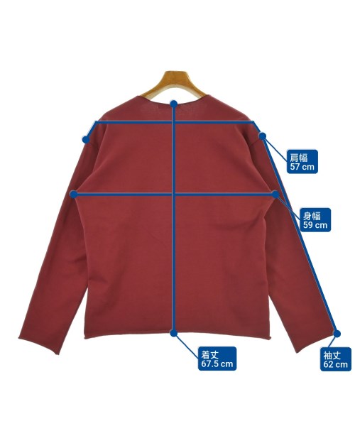 ISSEY MIYAKE MEN（イッセイ　ミヤケ　メン）Tシャツ・カットソー 赤 サイズ:2(M位) メンズ/2200663027026