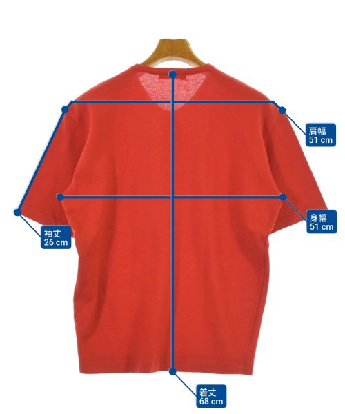 ISSEY MIYAKE MEN（イッセイ　ミヤケ　メン）ニット・セーター 赤 サイズ:F メンズ/2200663027033