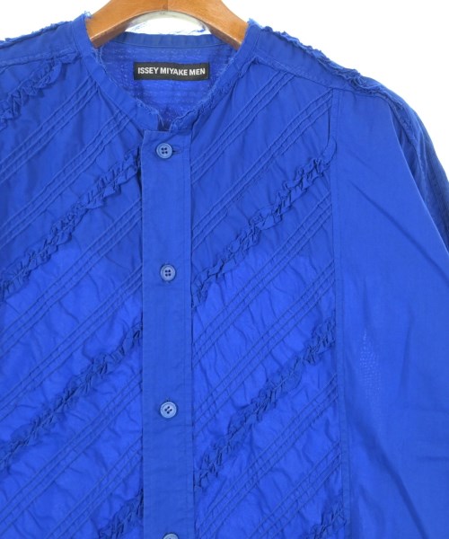 ISSEY MIYAKE MEN（イッセイ　ミヤケ　メン）カジュアルシャツ 青 サイズ:3(L位) メンズ/2200665412035