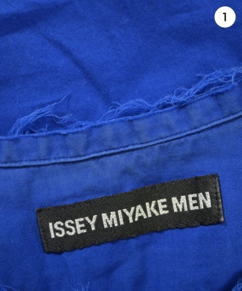 ISSEY MIYAKE MEN（イッセイ　ミヤケ　メン）カジュアルシャツ 青 サイズ:3(L位) メンズ/2200665412035
