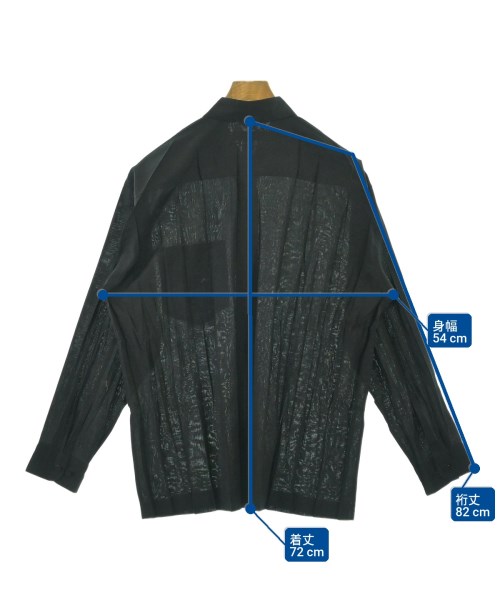 ISSEY MIYAKE MEN（イッセイ　ミヤケ　メン）カジュアルシャツ 黒 サイズ:2(M位) メンズ/2200667715028