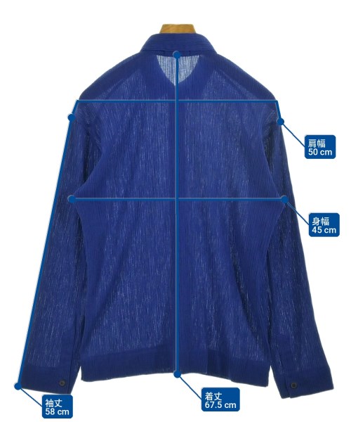 ISSEY MIYAKE MEN（イッセイ　ミヤケ　メン）カジュアルシャツ 青 サイズ:1(S位) メンズ/2200729177146