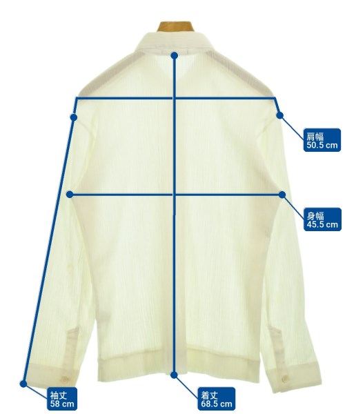 ISSEY MIYAKE MEN（イッセイ　ミヤケ　メン）カジュアルシャツ 白 サイズ:1(S位) メンズ/2200729177153