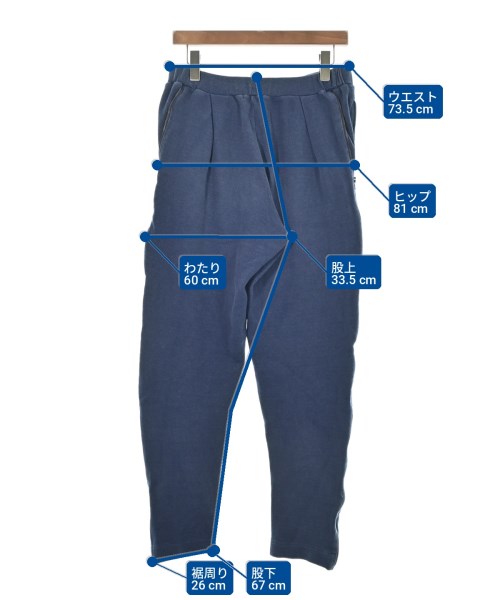 ISSEY MIYAKE MEN（イッセイ　ミヤケ　メン）スウェットパンツ 紺 サイズ:F メンズ/2200730969129