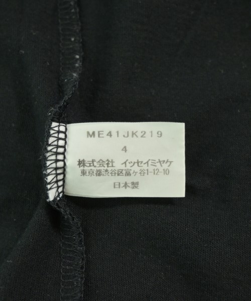 ISSEY MIYAKE MEN（イッセイ　ミヤケ　メン）Tシャツ・カットソー 黒 サイズ:4(XL位) メンズ/2200730969150