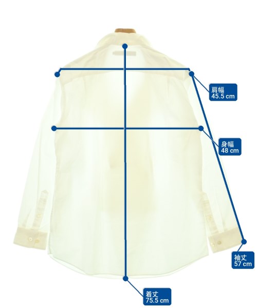 ISSEY MIYAKE MEN（イッセイ　ミヤケ　メン）カジュアルシャツ 白 サイズ:2(M位) メンズ/2200732145149