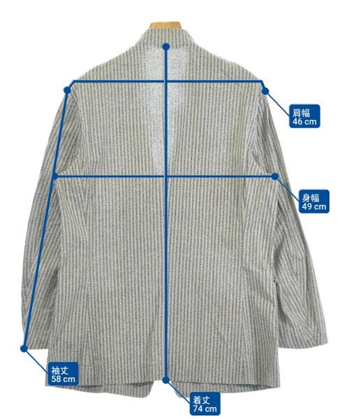 ISSEY MIYAKE MEN（イッセイ　ミヤケ　メン）カジュアルジャケット グレー サイズ:2(M位) メンズ/2200734635143