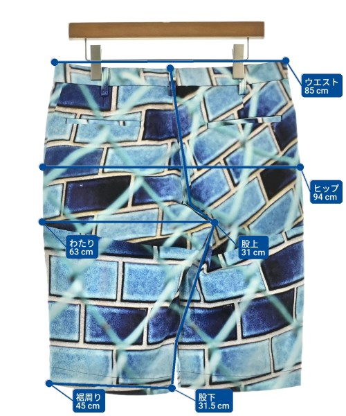 ISSEY MIYAKE MEN（イッセイ　ミヤケ　メン）ショートパンツ 青 サイズ:3(L位) メンズ/2200684108131
