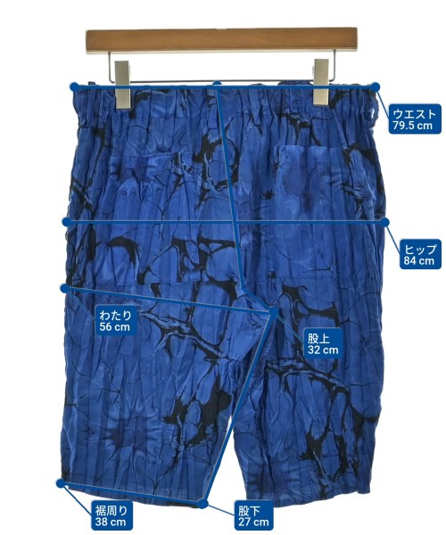 ISSEY MIYAKE MEN（イッセイ　ミヤケ　メン）ショートパンツ 青 サイズ:-(S位) メンズ/2200684108179