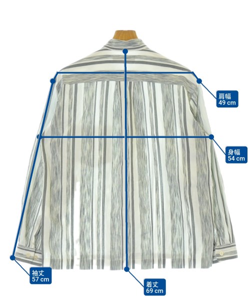 ISSEY MIYAKE MEN（イッセイ　ミヤケ　メン）カジュアルシャツ 白 サイズ:2(M位) メンズ/2200680928030
