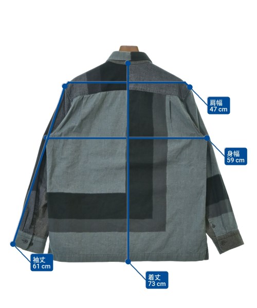 ISSEY MIYAKE MEN（イッセイ　ミヤケ　メン）カジュアルシャツ 青 サイズ:3(L位) メンズ/2200685266038