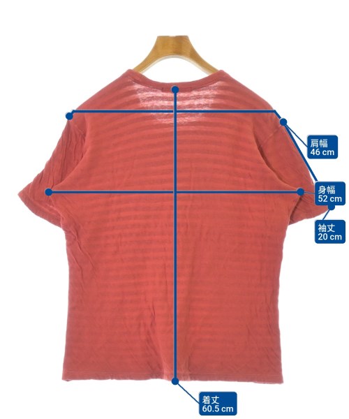 ISSEY MIYAKE MEN（イッセイ　ミヤケ　メン）Tシャツ・カットソー 赤 サイズ:2(M位) メンズ/2200685374023