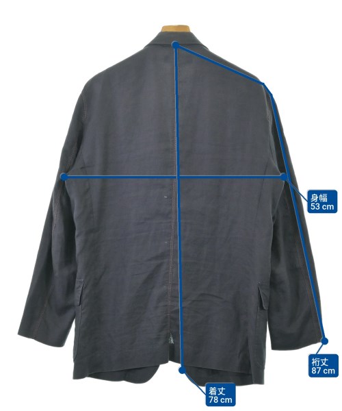 ISSEY MIYAKE MEN（イッセイ　ミヤケ　メン）ジャケット 紺 サイズ:F メンズ/2200685530160