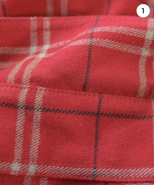 KANSAI MAN（カンサイ　マン）カジュアルシャツ 赤 サイズ:4(XL位) メンズ/2200675523035