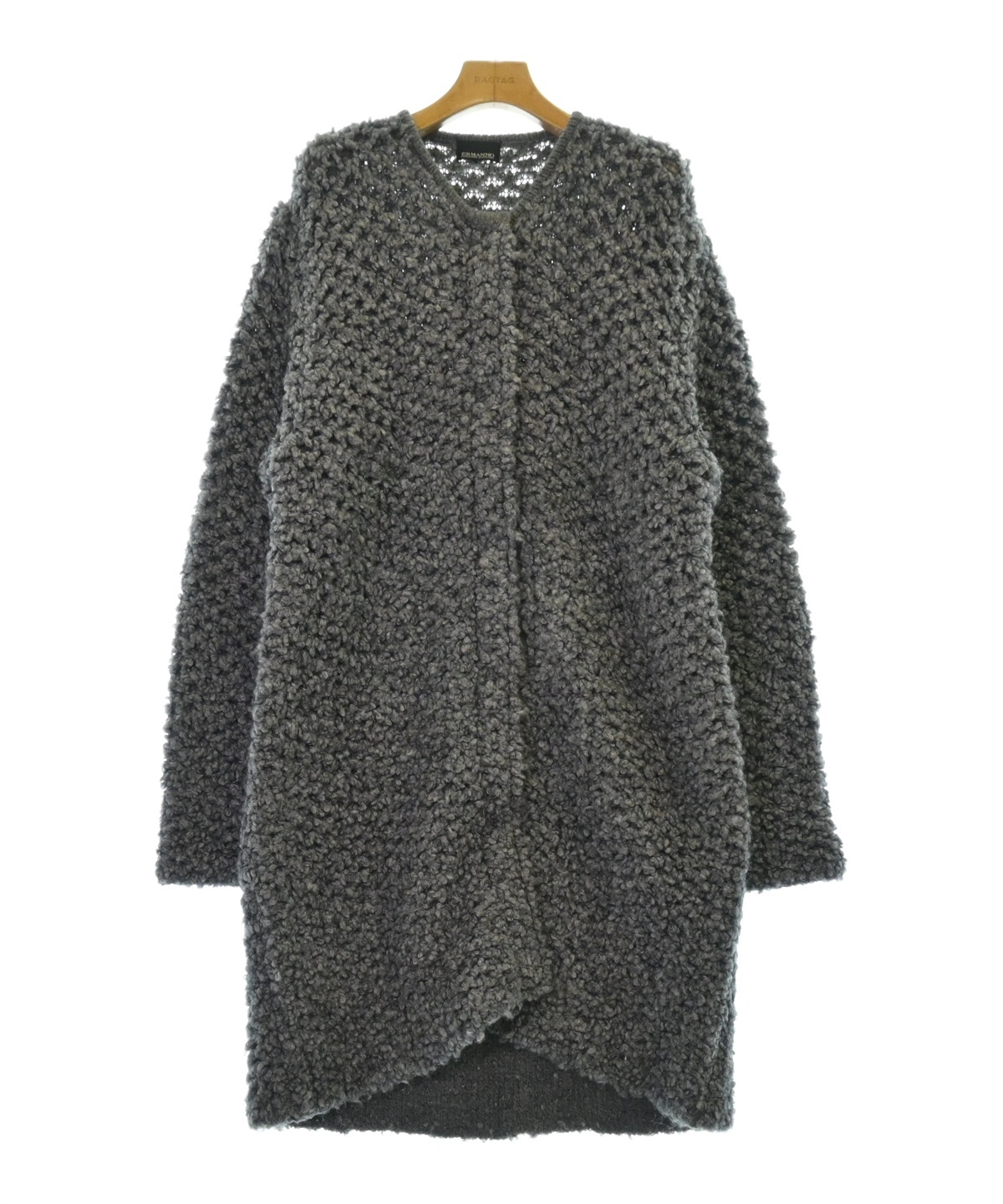 ERMANNO SCERVINO（エルマノシェルビーノ）カーディガン グレー サイズ  