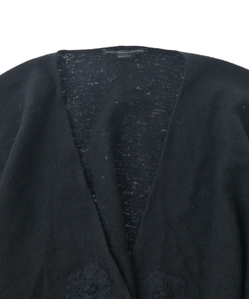 ERMANNO SCERVINO（エルマノシェルビーノ）ストール 黒 サイズ:42 レディース/2200638066012