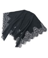 ERMANNO SCERVINO（エルマノシェルビーノ）ストール 黒 サイズ:42 レディース/2200638066012