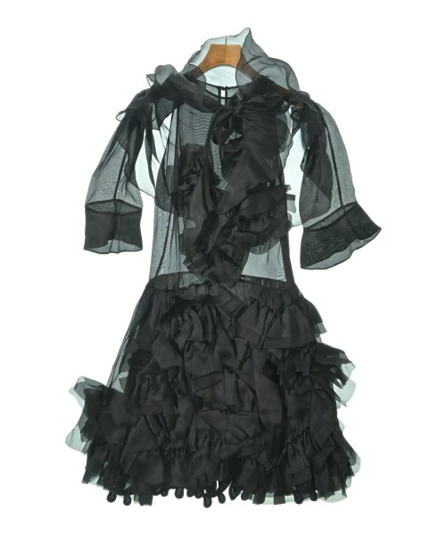 ERMANNO SCERVINO(エルマノシェルビーノ)ワンピース 黒 サイズ:42(M位)/2200644431040