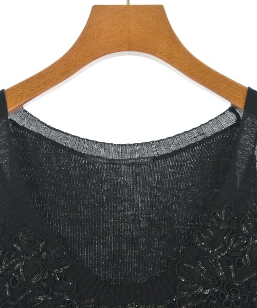 ERMANNO SCERVINO（エルマノシェルビーノ）ベスト/ノースリーブ 黒 サイズ:40(M位) レディース/2200605579040