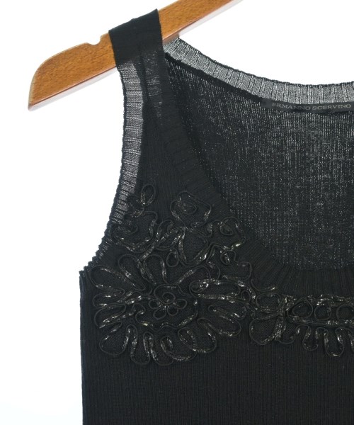 ERMANNO SCERVINO（エルマノシェルビーノ）ベスト/ノースリーブ 黒 サイズ:40(M位) レディース/2200605579040
