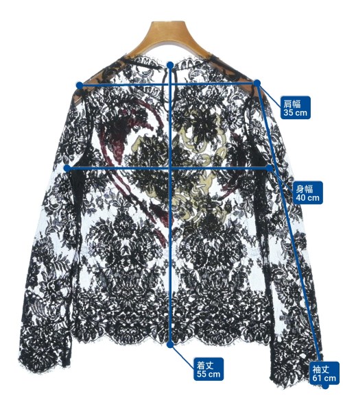 ERMANNO SCERVINO（エルマノシェルビーノ）ブラウス 黒 サイズ:-(S位) レディース/2200605579071