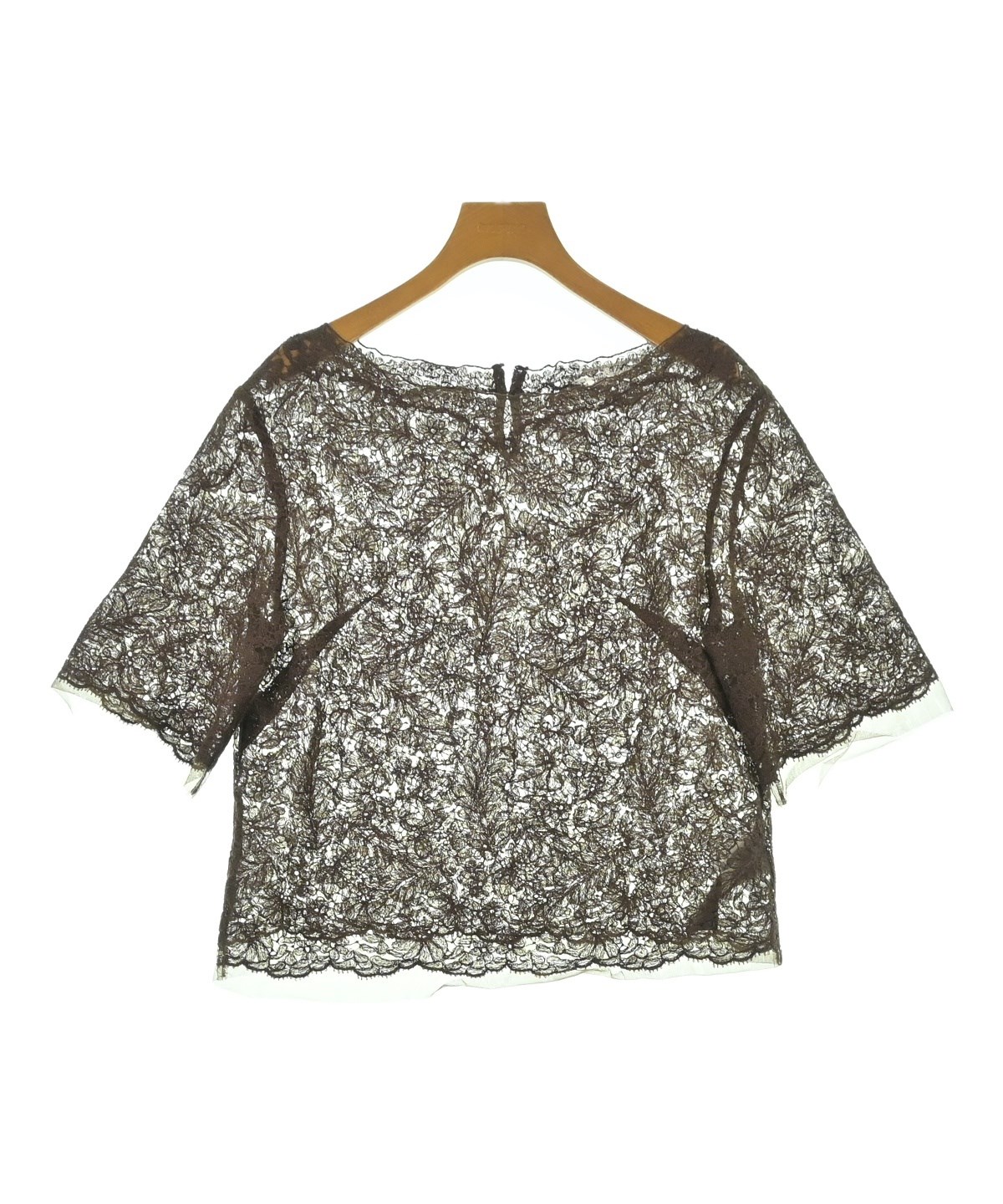 ERMANNO SCERVINO（エルマノシェルビーノ）ブラウス 茶 サイズ:38(S位