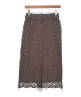 ERMANNO SCERVINO（エルマノシェルビーノ）ロング・マキシ丈スカート 茶 サイズ:38(S位) レディース/2200693793052