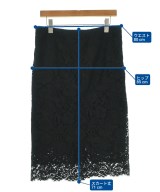 ERMANNO SCERVINO（エルマノシェルビーノ）ひざ丈スカート 黒 サイズ:42(M位) レディース/2200697833020