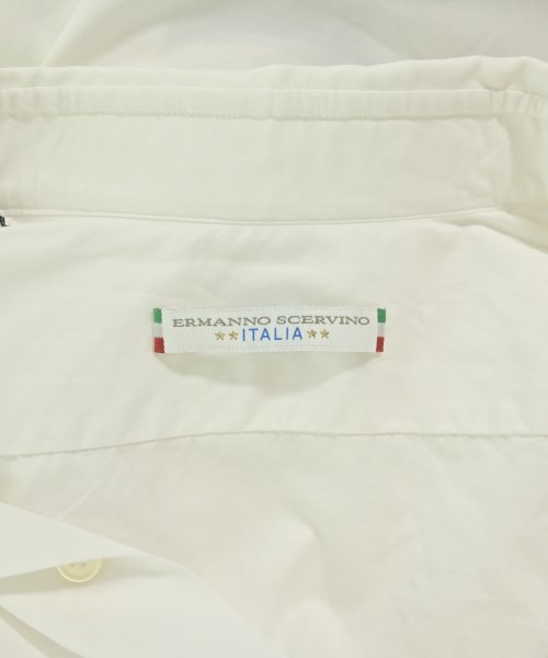 ERMANNO SCERVINO（エルマノシェルビーノ）ドレスシャツ 白 サイズ:50(XL位) メンズ/2200698247246