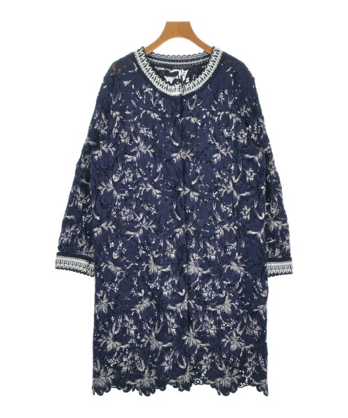ERMANNO SCERVINO(エルマノシェルビーノ)ワンピース 紺 サイズ:44(L位)/2200698933033